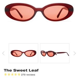 Crap Eyewear Sweet Leaf Cat Eye Sunglasses